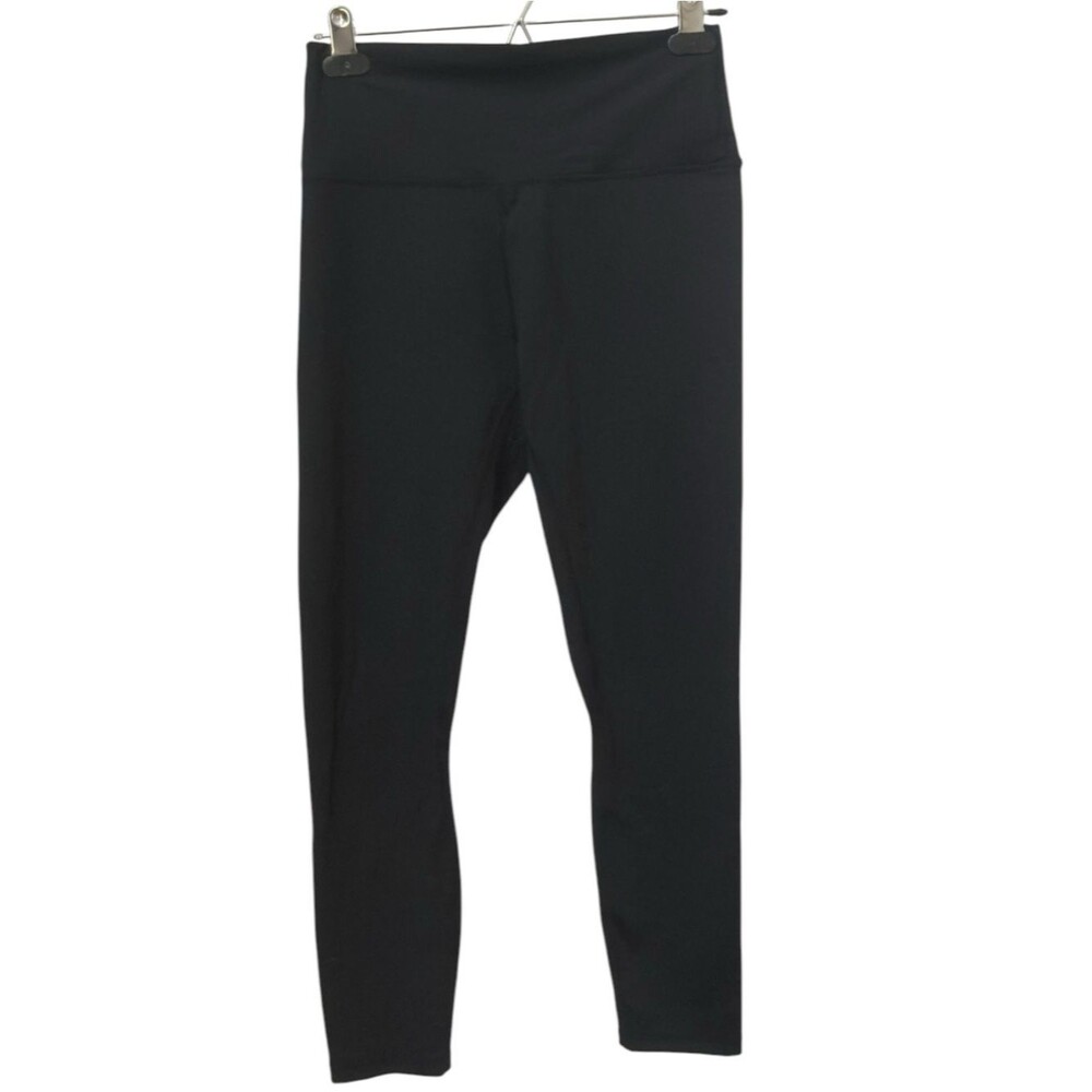 ZYIA Active Black High Waisted Athletic Stretch Leggings. 8-10.